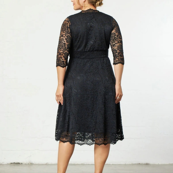 Kiyonna Mademoiselle Lace Cocktail Dress - Picture 16 of 16
